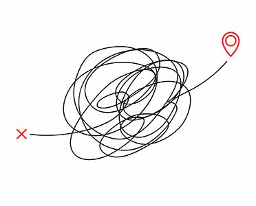 insane messy way complicated destination illustration concept graphic. tangled scribble line vector path doodle design. insane messy way complicated destination illustration concept graphic. tangled scribble line vector path doodle design.